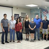 Bill Cropsey Citizen's Academy 2022 Graduates at Fire Station 53
