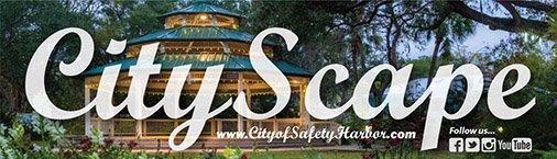 Gazebo on Main Street at twilight