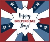 We are closed Tuesday, July 4th - Happy 4th of July
