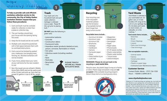 Trash and Recycling Procedures