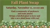 Fall Plant Swap