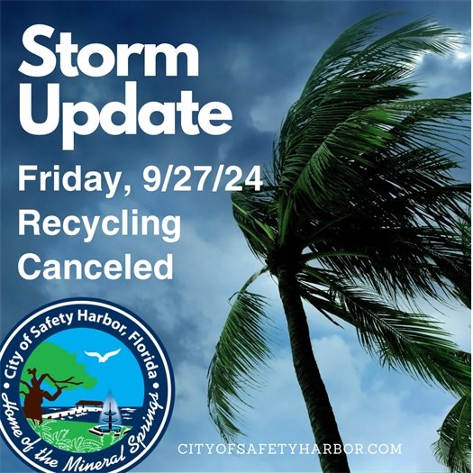 Recycling Canceled Friday, September 27, 2024